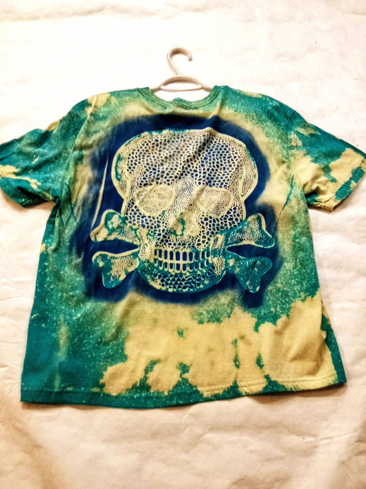 Baby blue crossbone short sleeve