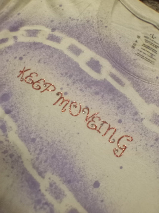 Purple chain short sleeve