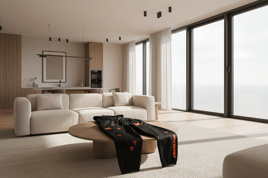 Orange black tracksuit