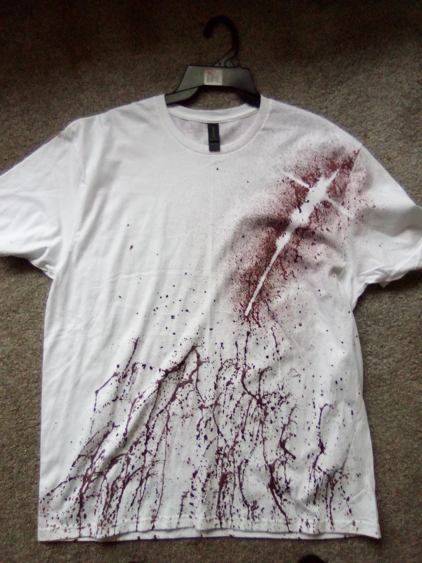 XL White brown Crossbone short sleev