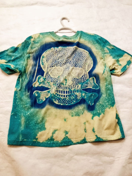 Baby blue crossbone short sleeve