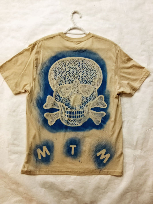 Beige crossbone short sleeve